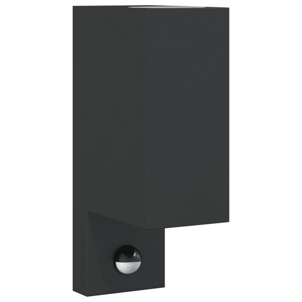 Außenwandleuchten 2 Stk. Schwarz Aluminiumdruckguss