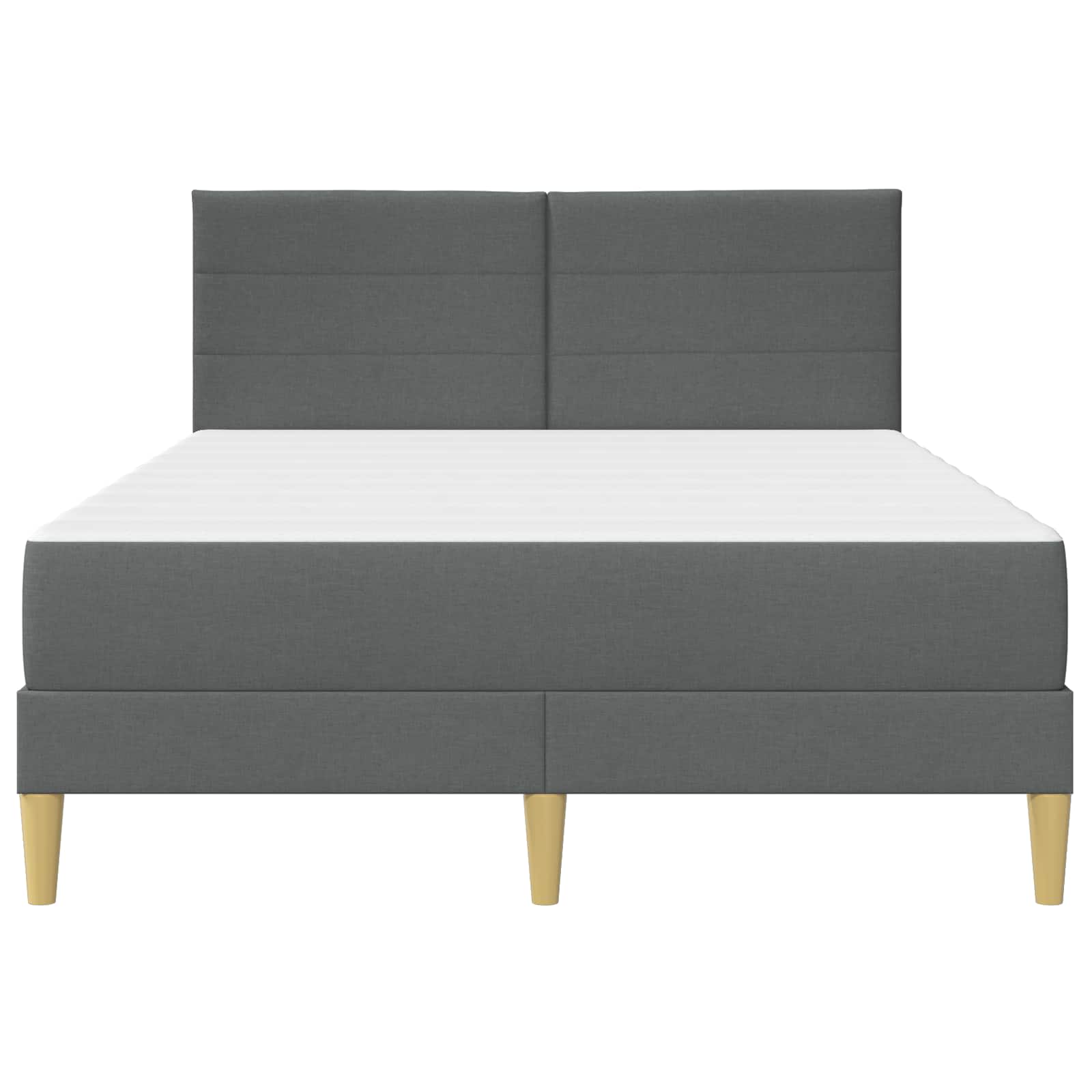 Bettrahmen Hellgrau 80 x 200 cm Polyester