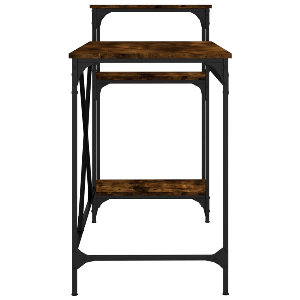 Schreibtisch mit Regal Sonoma-Eiche 135x50x90 cm Holzwerkstoff