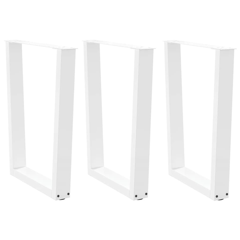 Couchtischbeine V-Form 2 Stück Schwarz 30x(30-31,3) cm Stahl