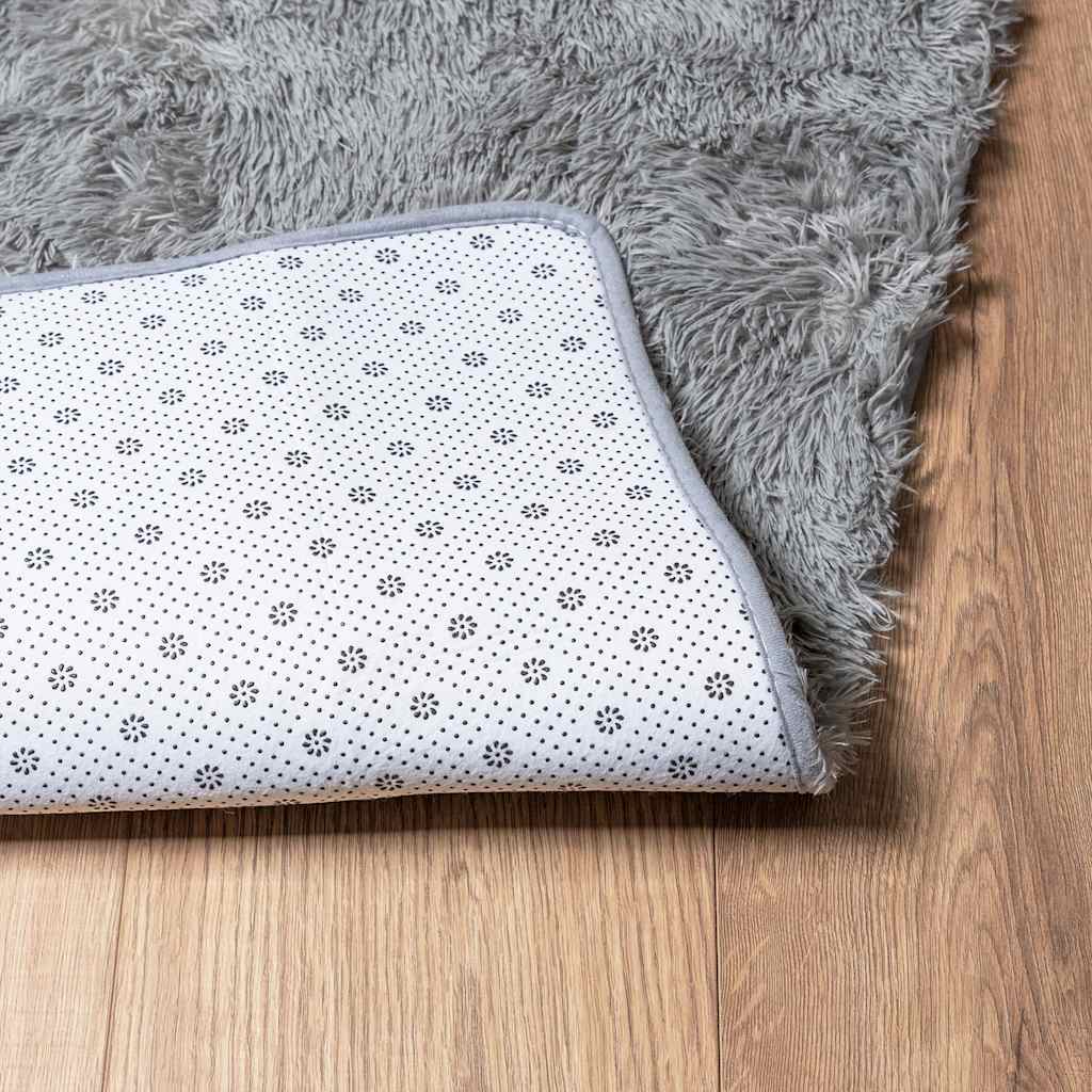 Teppich Shaggy Hochflor NAVARRA Beige 60x100 cm Polyester