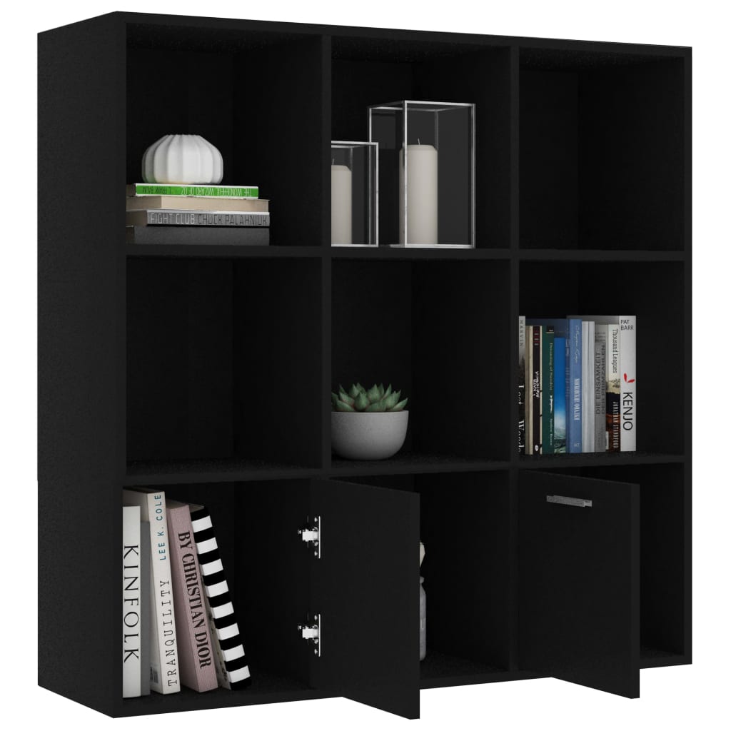 Bücherregal Weiß 98x30x98 cm Holzwerkstoff
