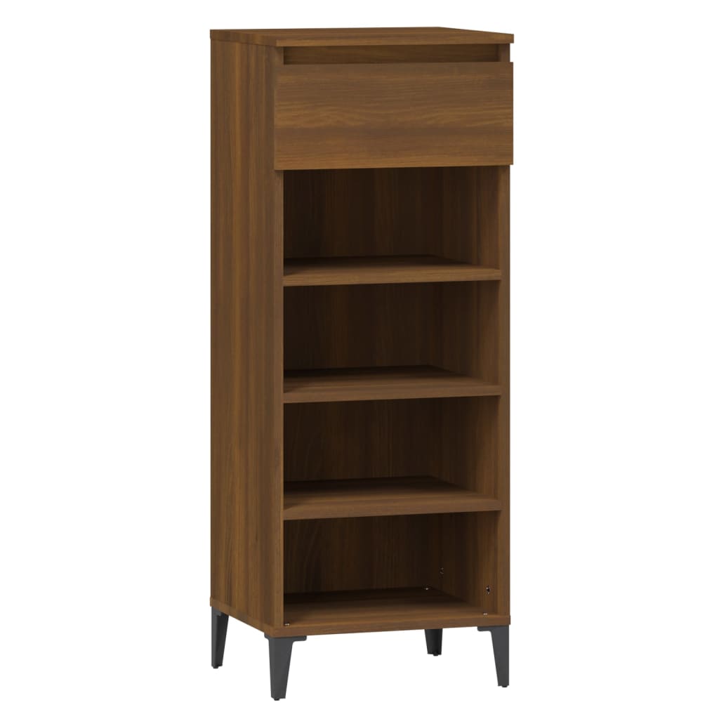 Schuhregal Weiß 40x36x105 cm Holzwerkstoff