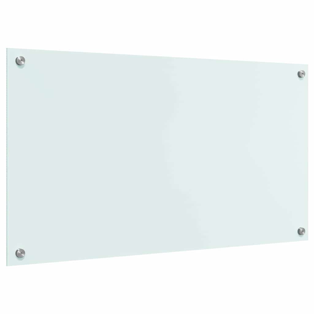 Küchenrückwand 2 pcs Weiß 70 x 40 cm Gehärtetes Glas