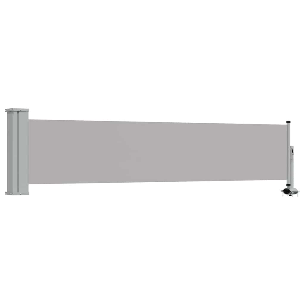 Seitenmarkise 60 x 300 cm 100% Polyester Eisen Stahl