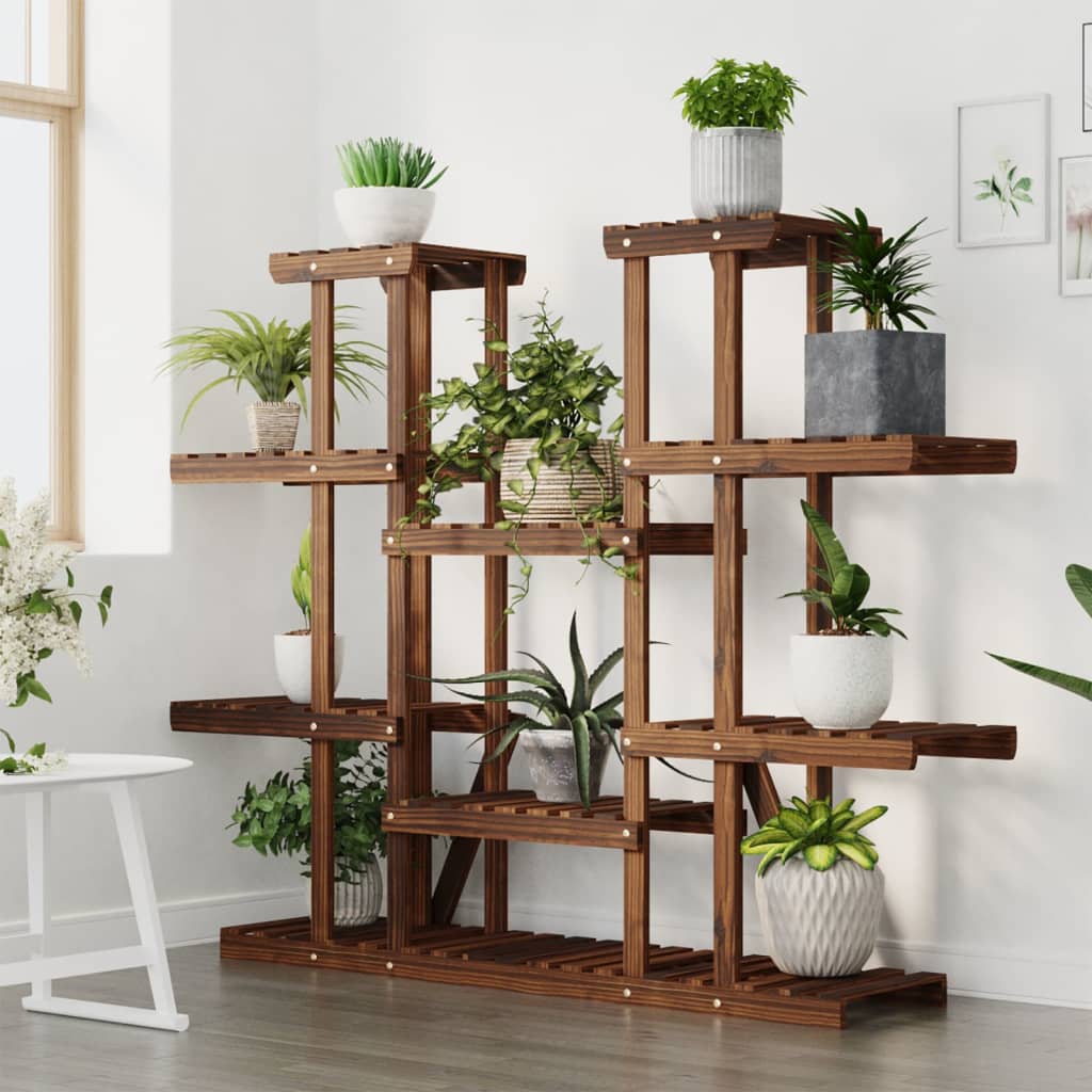 Blumenständer 110x25x96 cm Massivholz Tanne