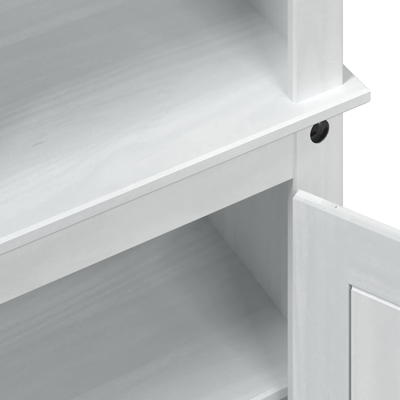 Schuhschrank Corona 86x38,5x108 cm Massivholz Kiefer