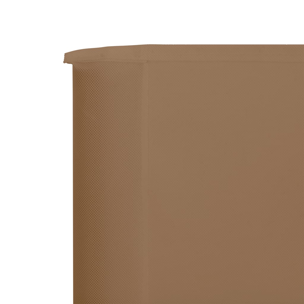 3-teiliges Windschutzgewebe 400 x 120 cm Weiß