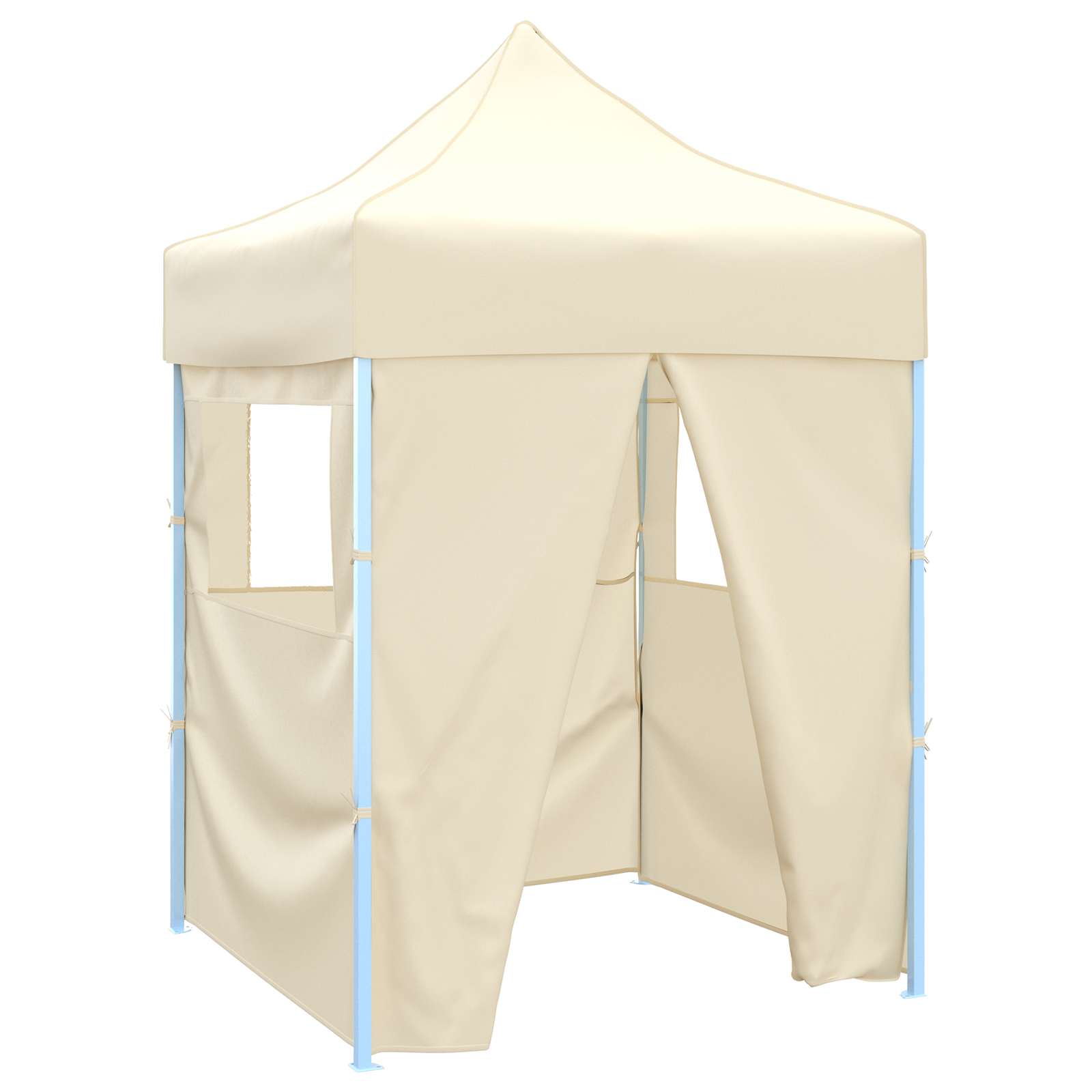 Partyzelt Faltbar Pop-Up Schwarz 200x200x306 cm