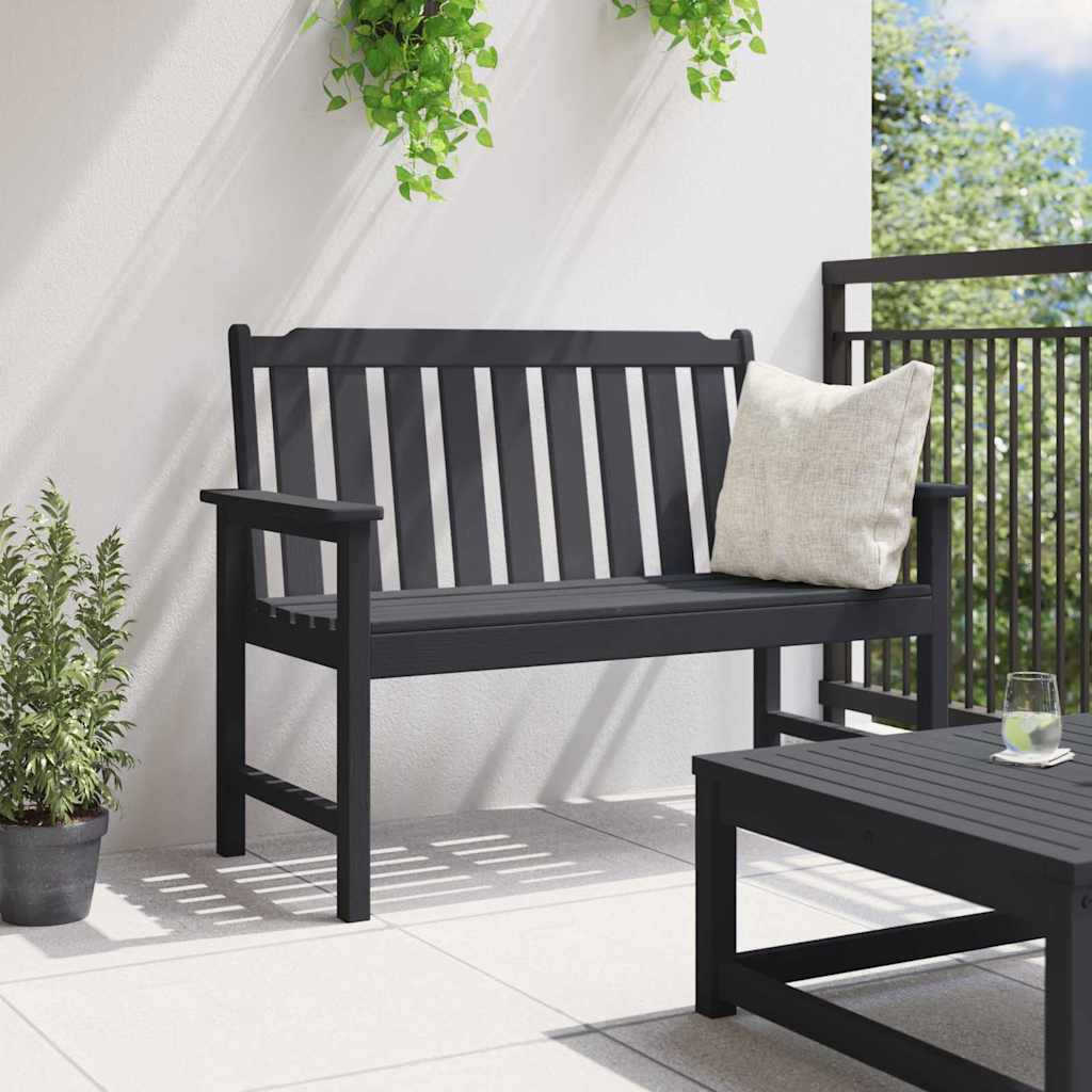 Gartenbank Weiß 120 x 59 x 88 cm HDPE