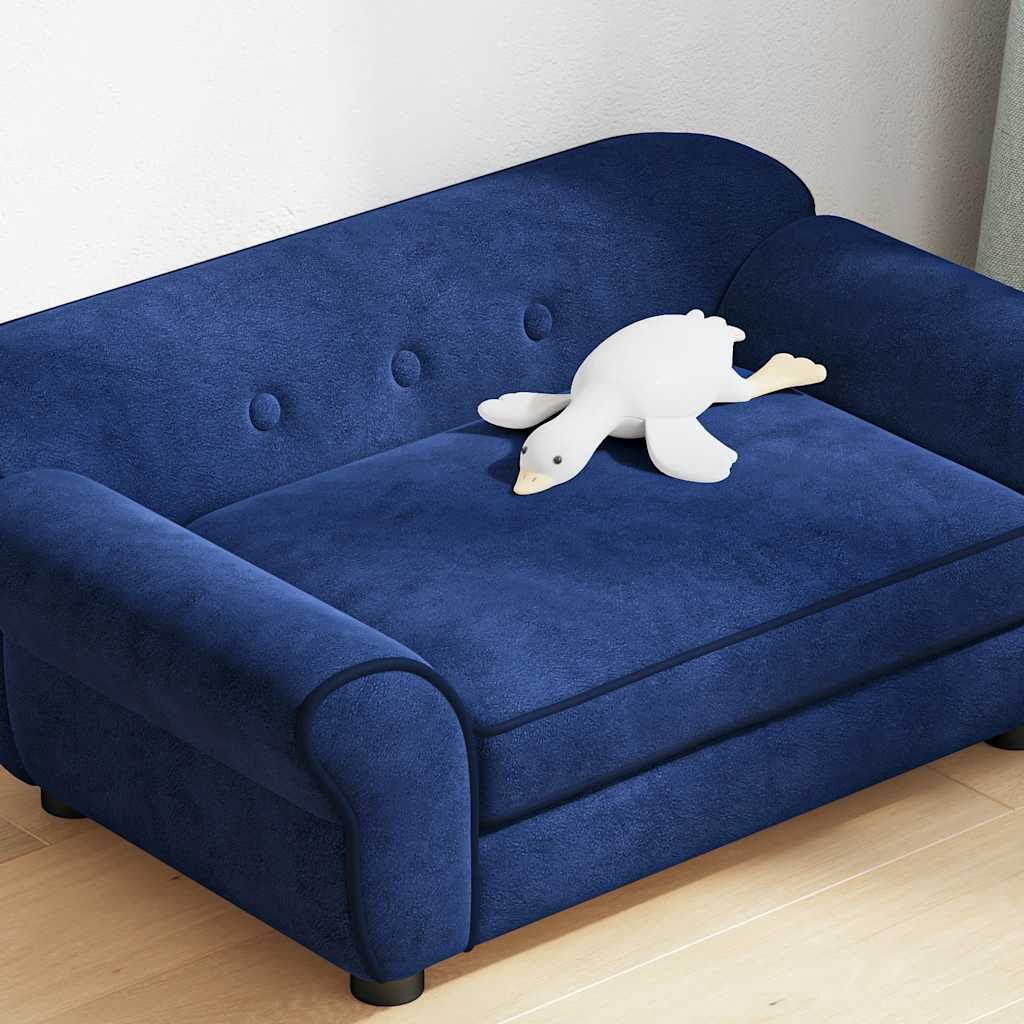 Hundesofa Dunkelgrau 72x45x30 cm Plüsch