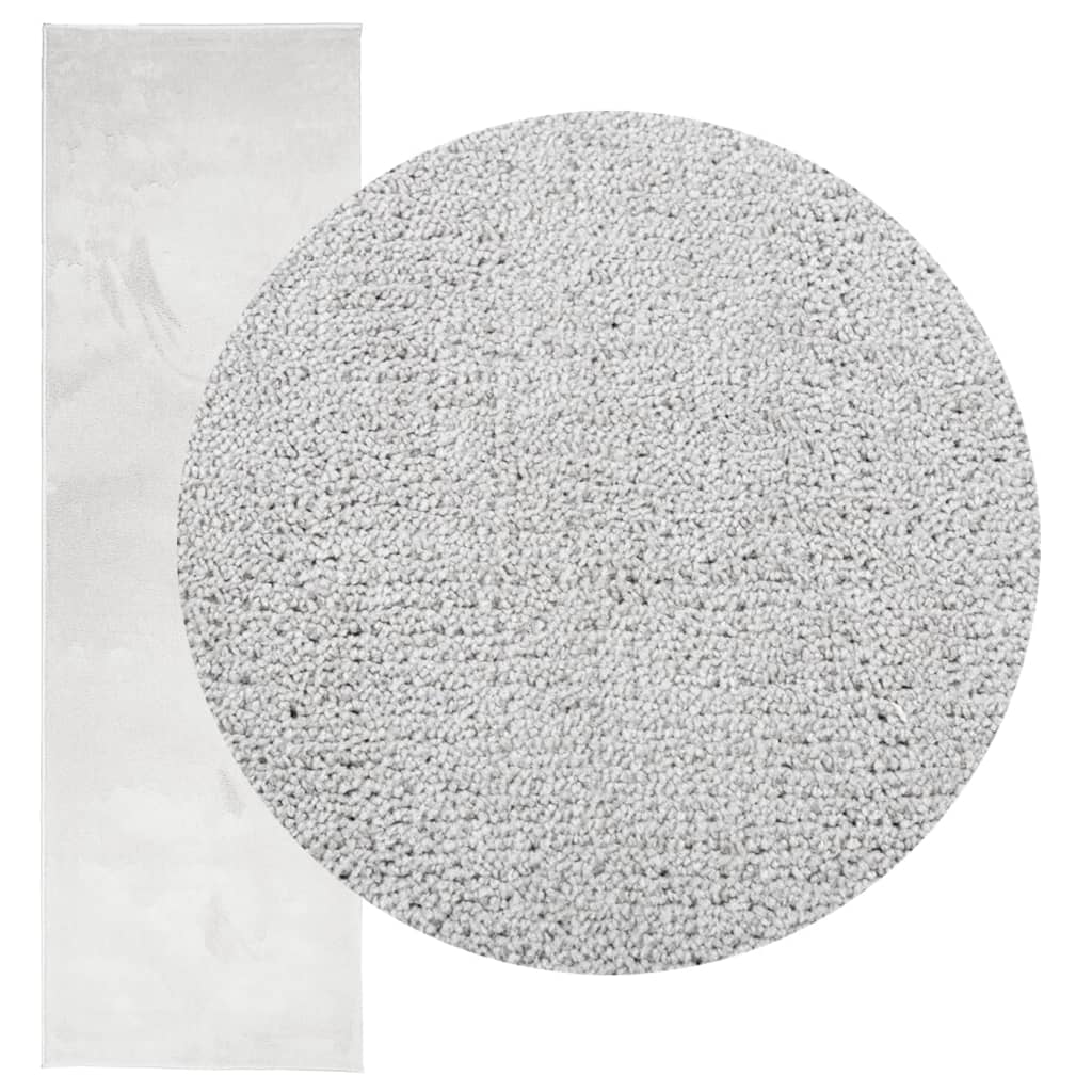 Teppich OVIEDO Kurzflor Anthrazit 120x120 cm