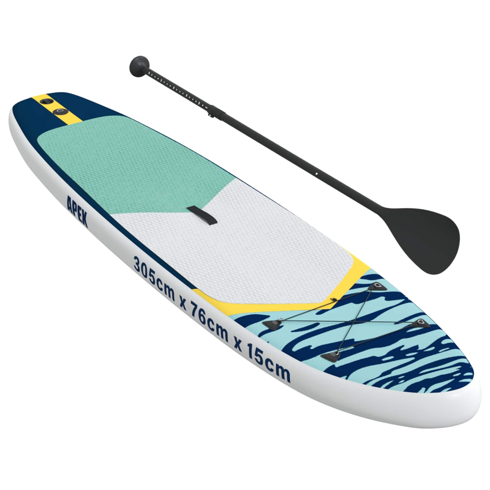 Aufblasbares Stand Up Paddle Board HYDROS 305 x 76 x 15 cm für