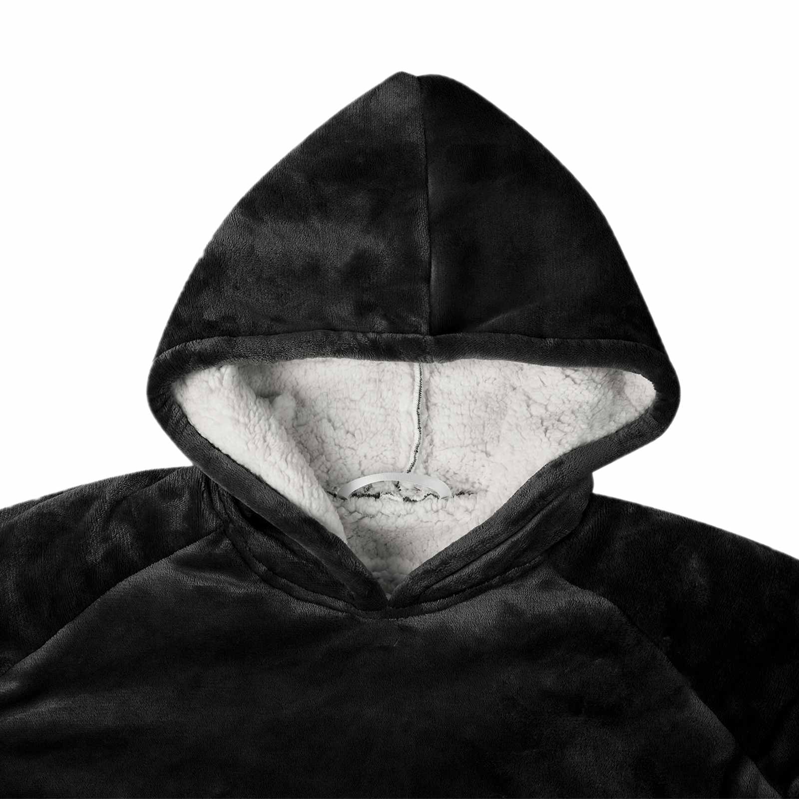 Decken-Hoodie Beige M Fleece und Flanell