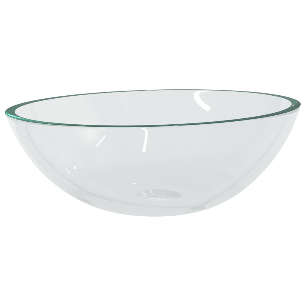Waschbecken Glas 50x37x14 cm Matt