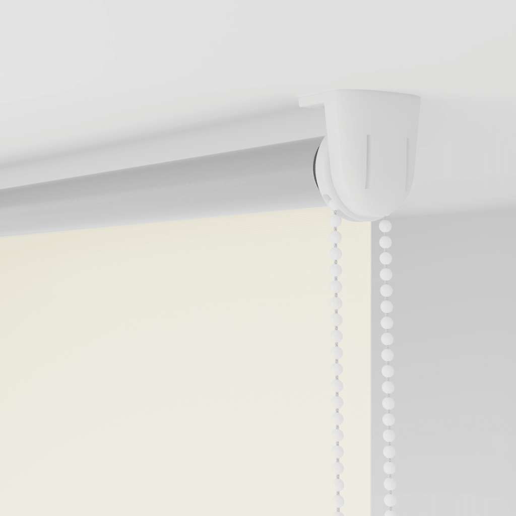 Verdunkelungsrollo 84,4 x 175 cm, Stoffbreite 80 cm, Weiß