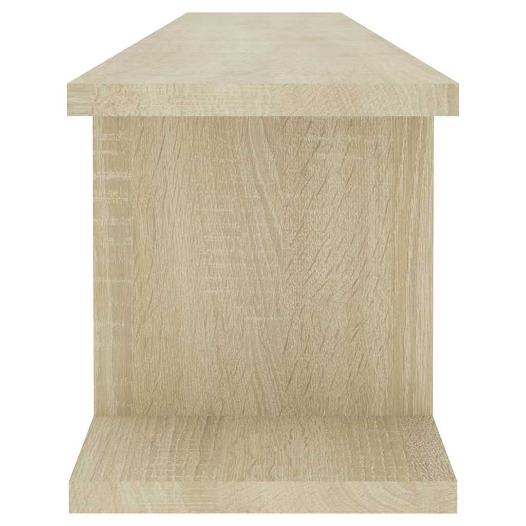 Wandregale 2 Stk. Weiß 75x18x20 cm Holzwerkstoff
