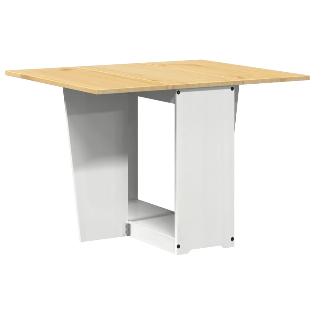 Butterfly-Esstisch Klappbar Corona Wachsbraun Massivholz Kiefer