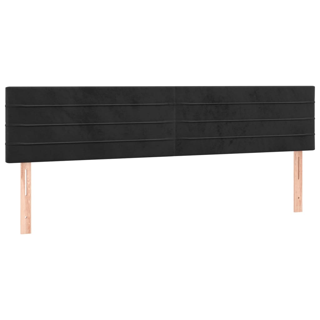 Kopfteil Hellgrau 80x5x118/128 cm Samt