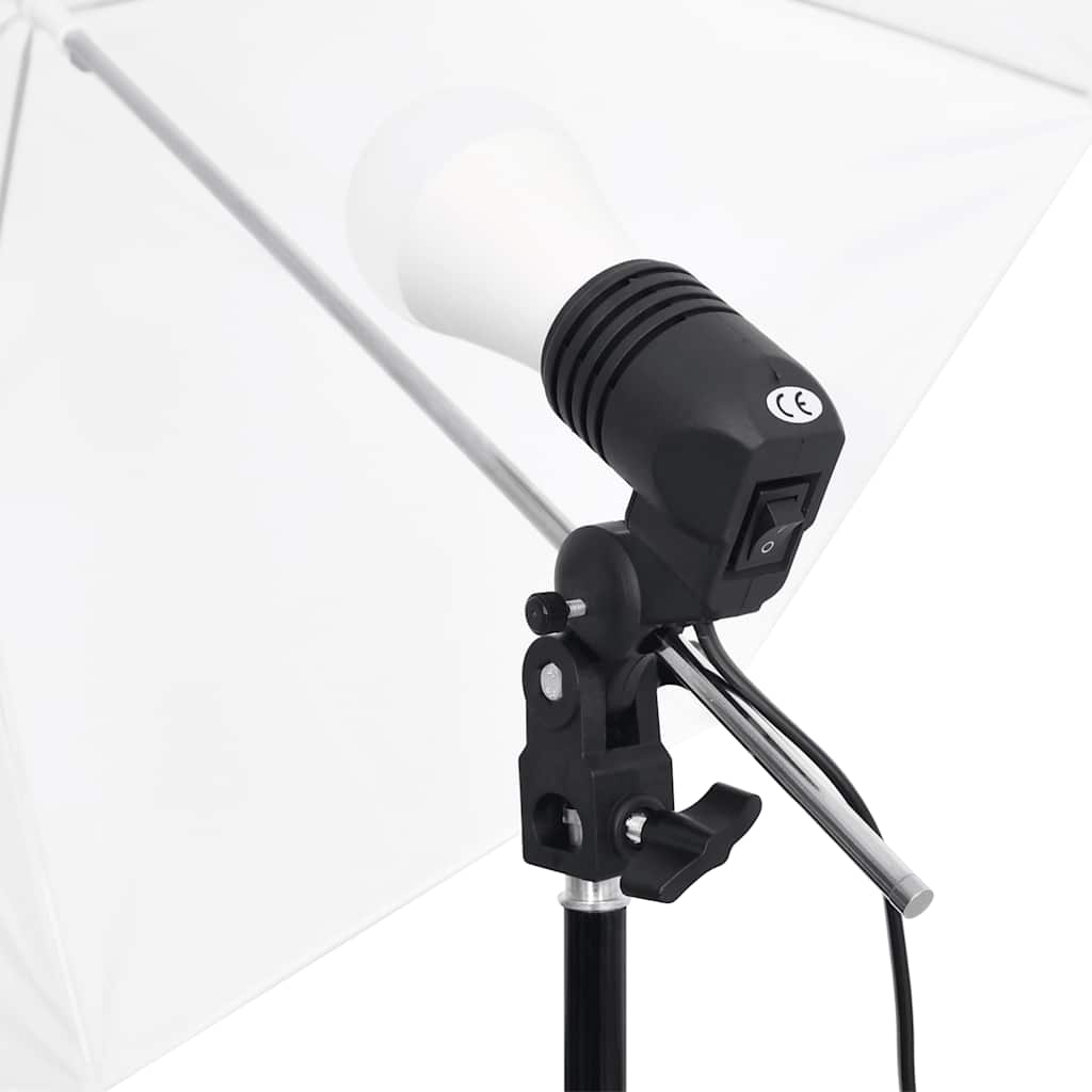 Studiobeleuchtung-Set mit Stative & Schirme