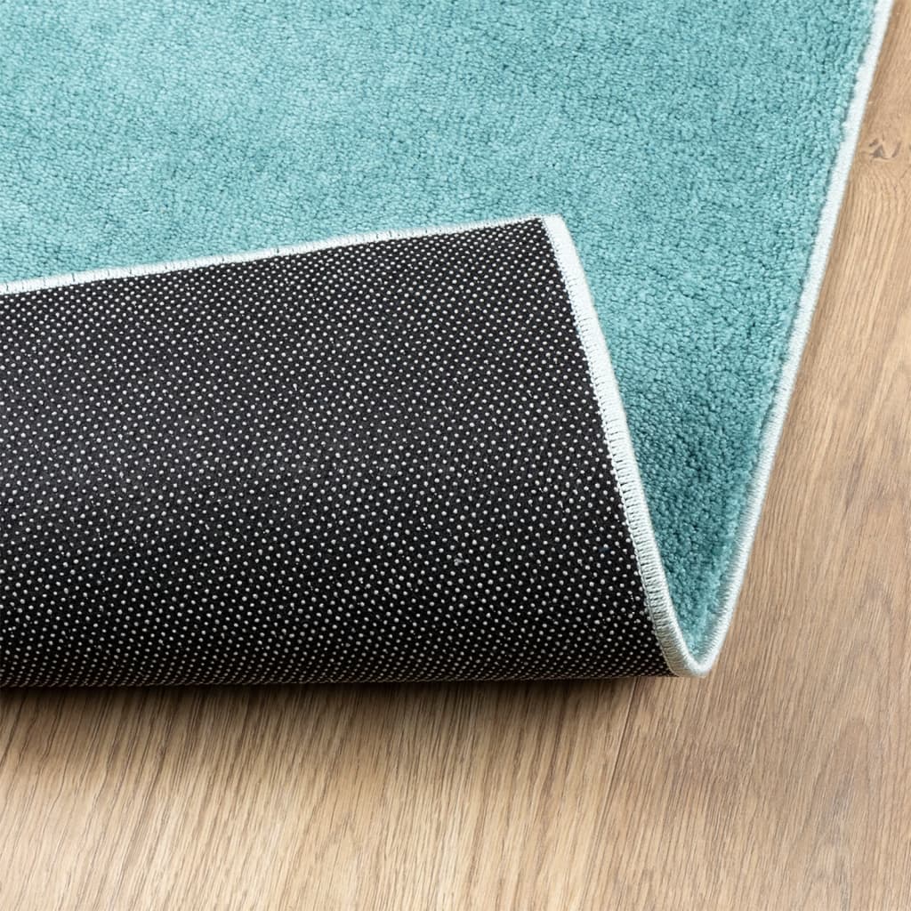 Teppich OVIEDO Kurzflor Anthrazit 120x120 cm