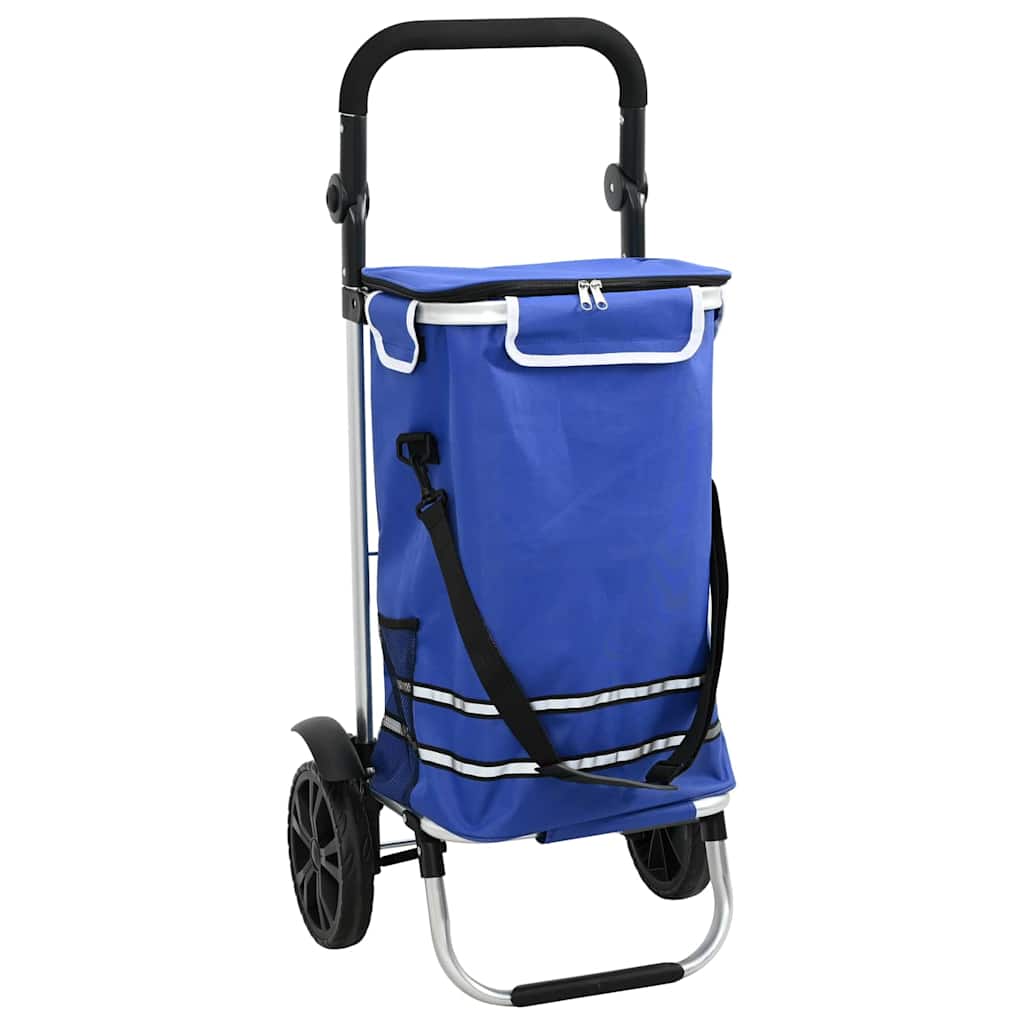 Einkaufswagen Schwarz 36,5 x 46,5 x 100,5 cm Oxford-stoff