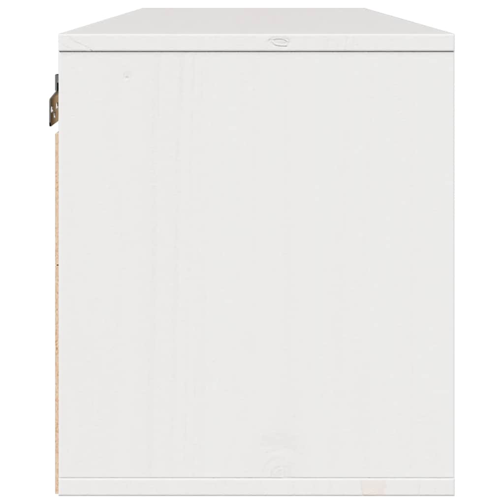 Wandschrank 100x30x35 cm Massivholz Kiefer