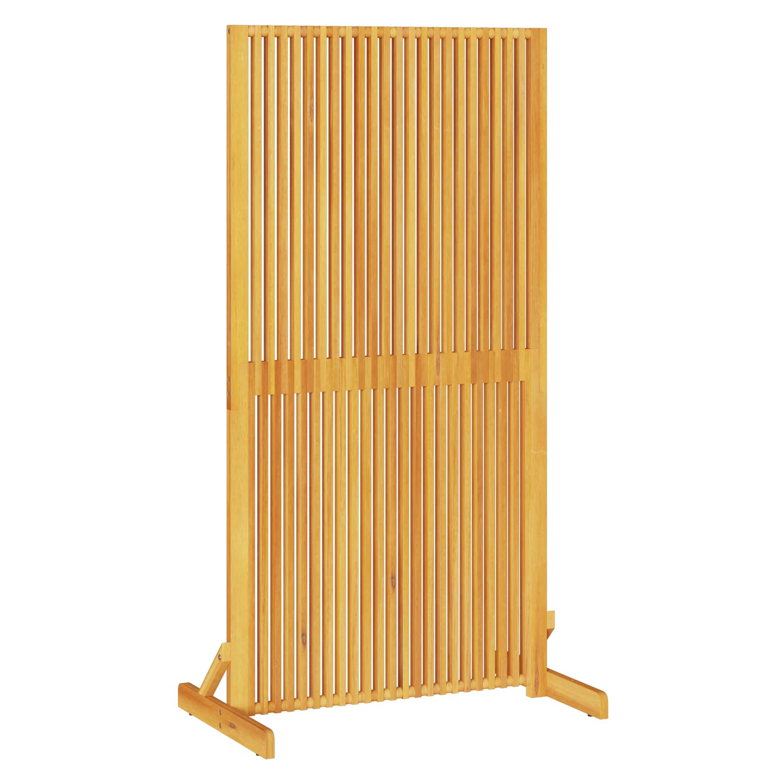 Sichtschutz Braun 79,5 x 50 x 110 cm Massivholz Akazie