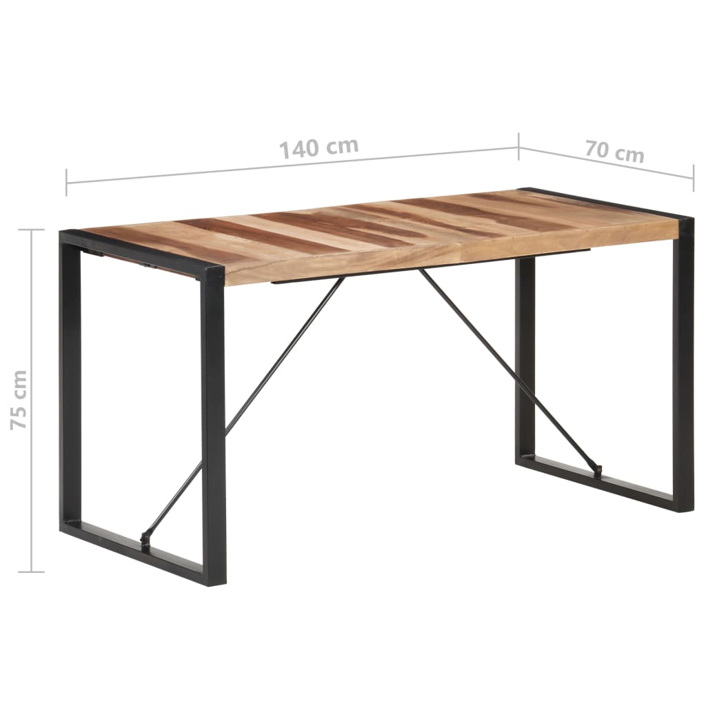 Esstisch 120x60x75 cm Massivholz