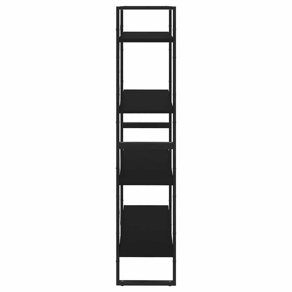 Bücherregal 2 Fächer Weiß 80x30x70 cm Holzwerkstoff