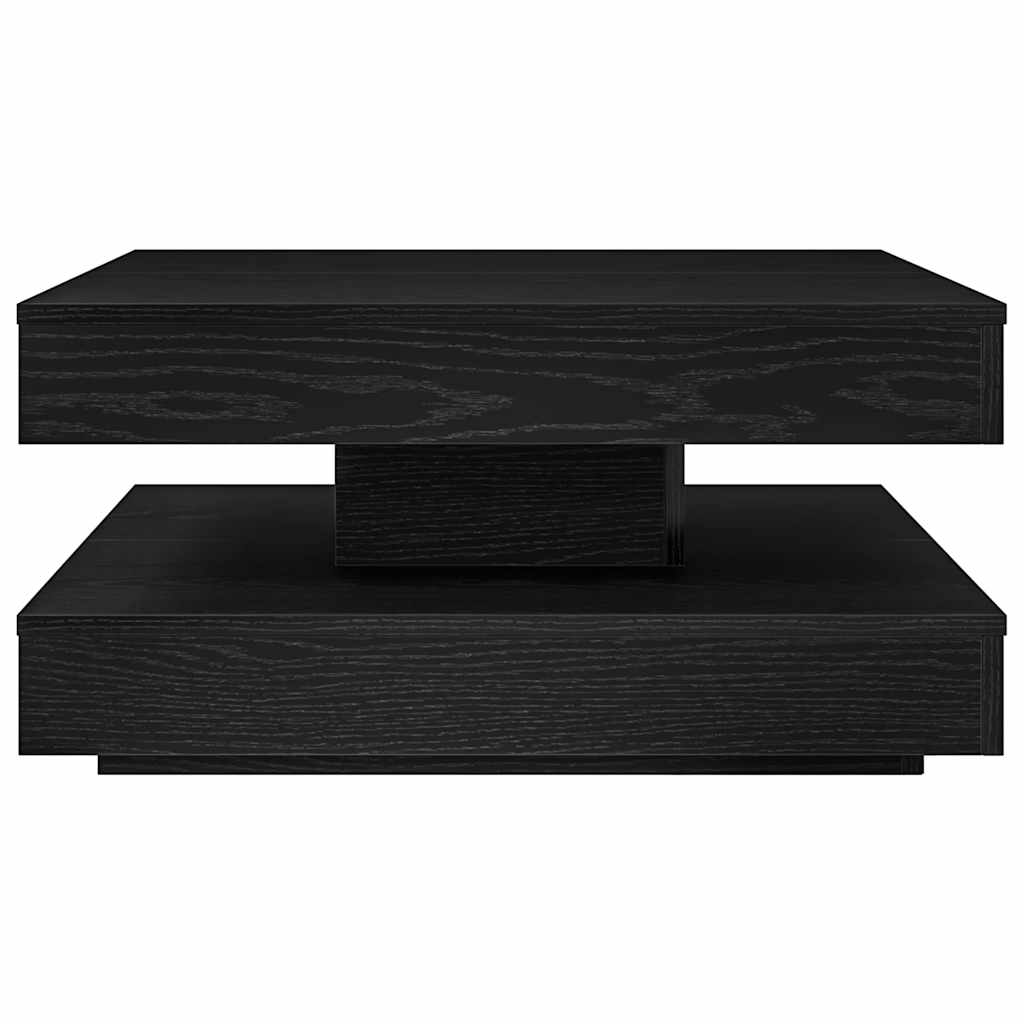 Couchtisch 360-Grad Drehbar Weiß 90x90x34,5 cm