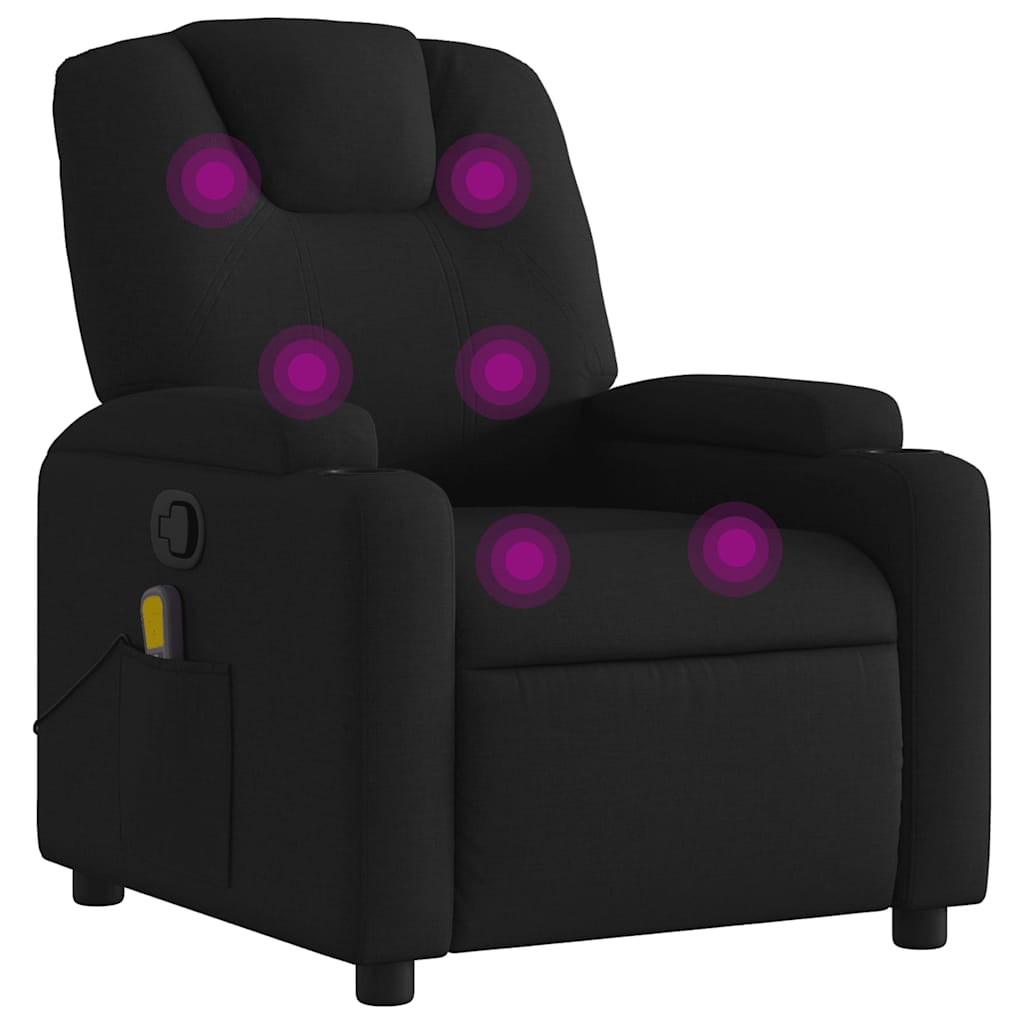 Relaxsessel Elektrisch Hellgrau Stoff