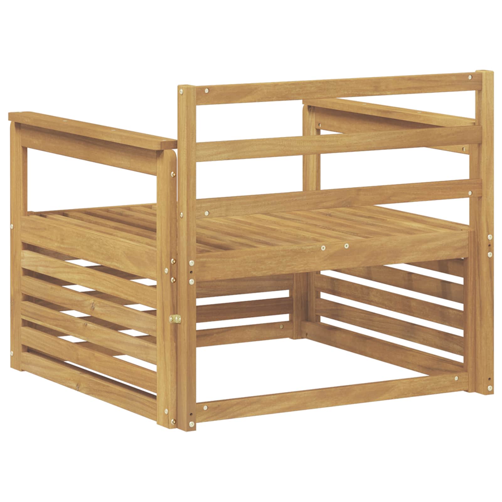2 Stück Outdoor-Sofa Natur
