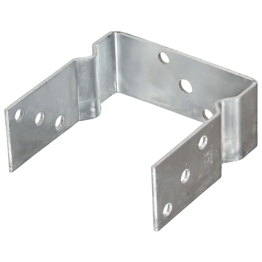 Pfostenträger 6 Stk. Silbern 9×6×15 cm Verzinkter Stahl