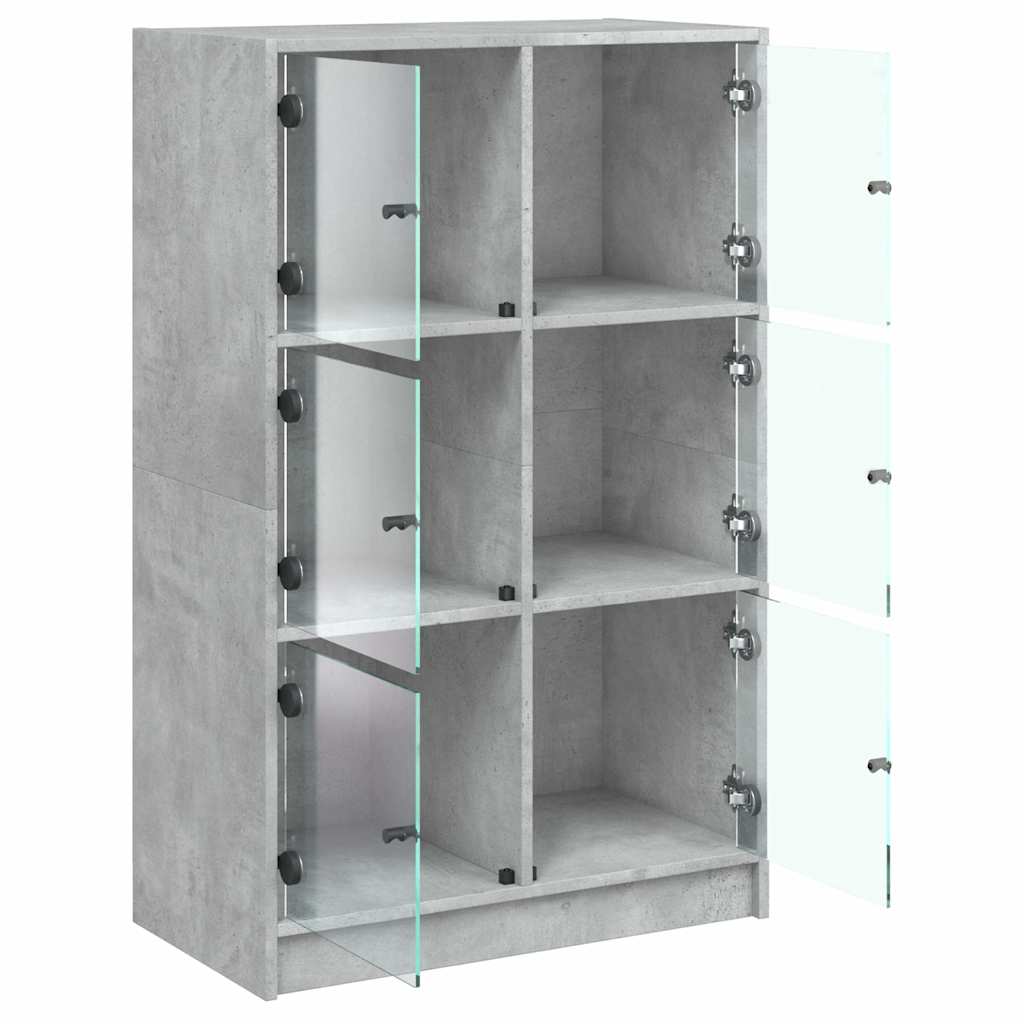 Bücherregal mit Türen Weiß 136x37x109 cm Holzwerkstoff