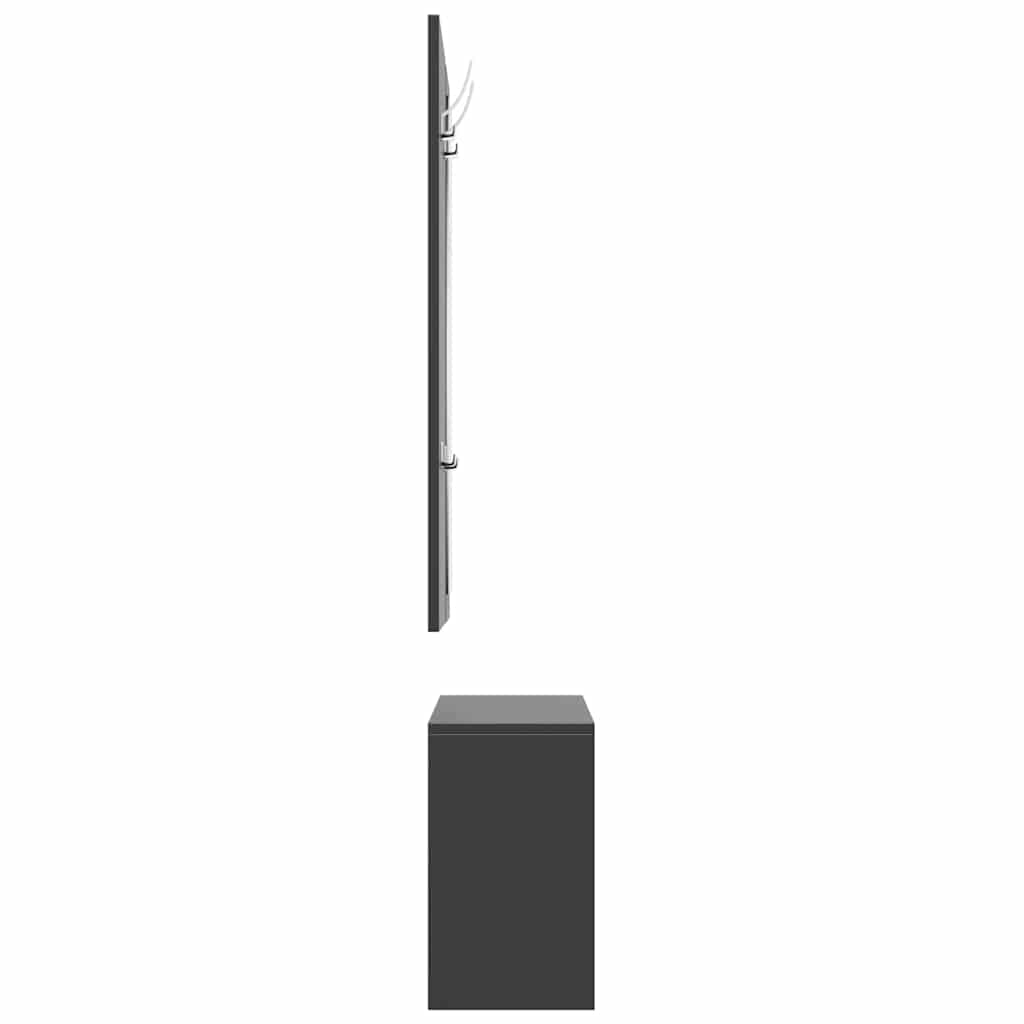 Garderoben Flur 3-in-1 Schuhschrank Schuhkipper Spiegel
