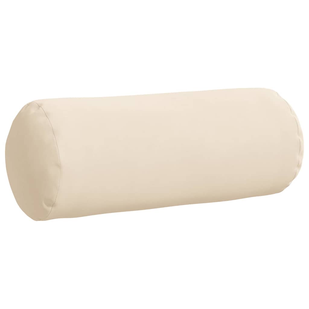 Bolsterkissen 2 Stück Taupe Ø 15 x 40 cm Mikrofaserstoff