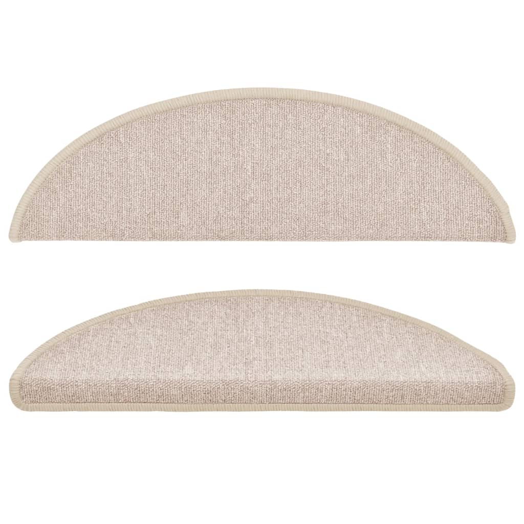Stufenmatten 15 Stk. 56x17x3 cm Anthrazit Halbrund