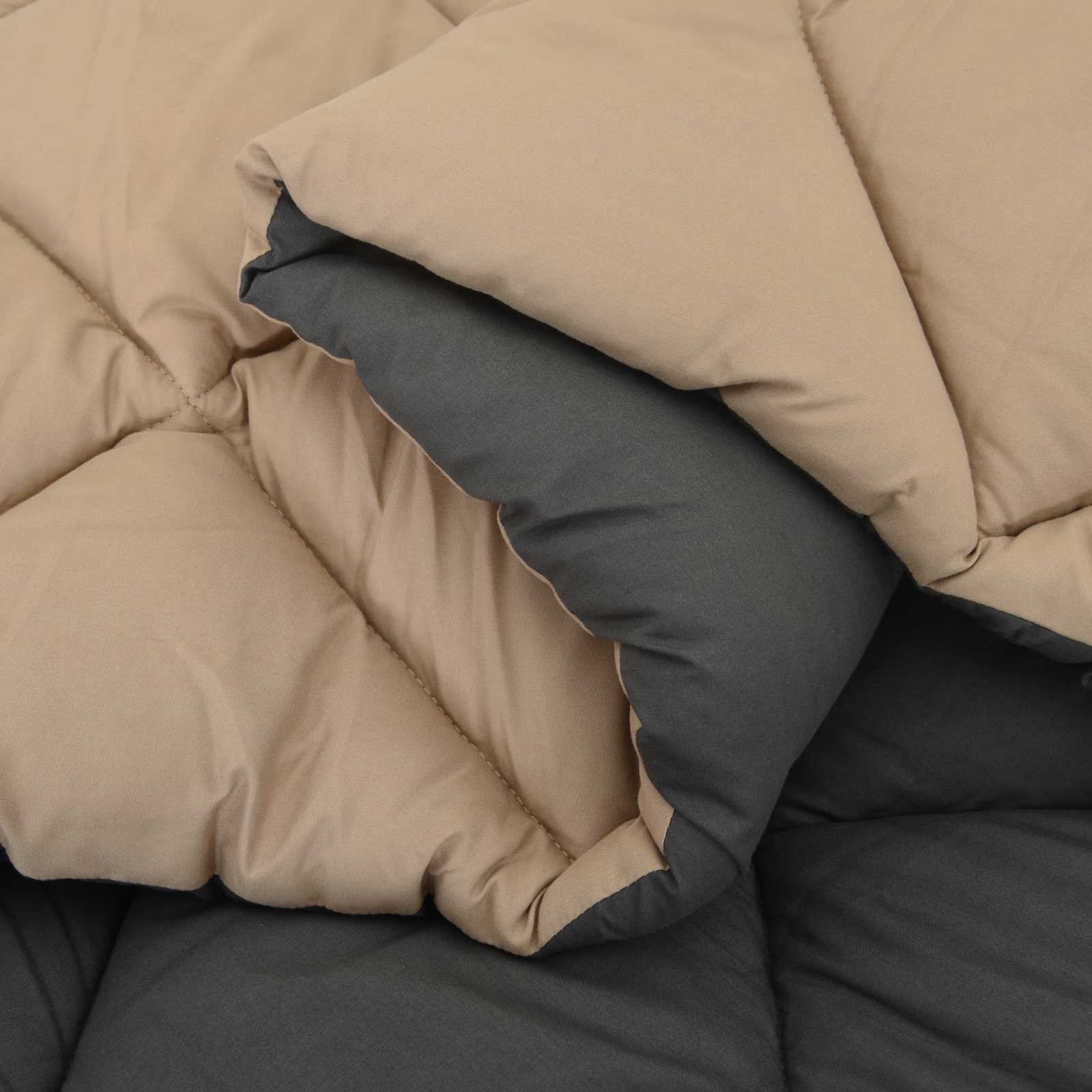Sommerdecke Anthrazit 200 x 135 cm Mikrofaser