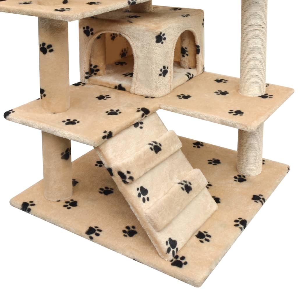 Katzen-Kratzbaum Sisal 125 cm Beige