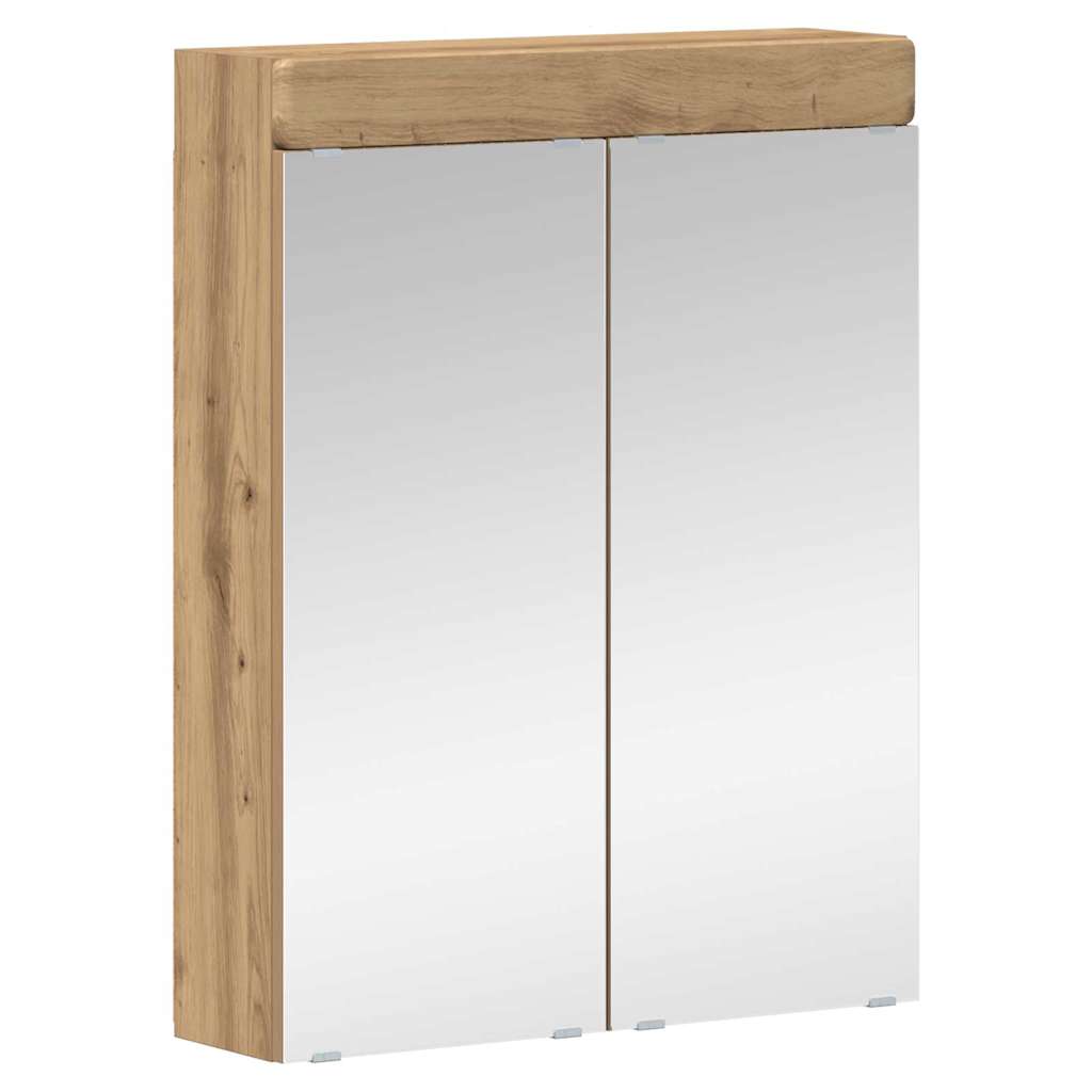 Badezimmermöbel-Set TULUM 2 pcs Weiß 60 x 34 x 63 cm