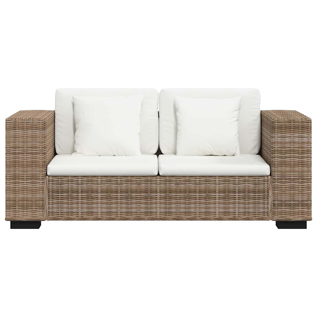 2-Sitzer Sofa Echtes Rattan