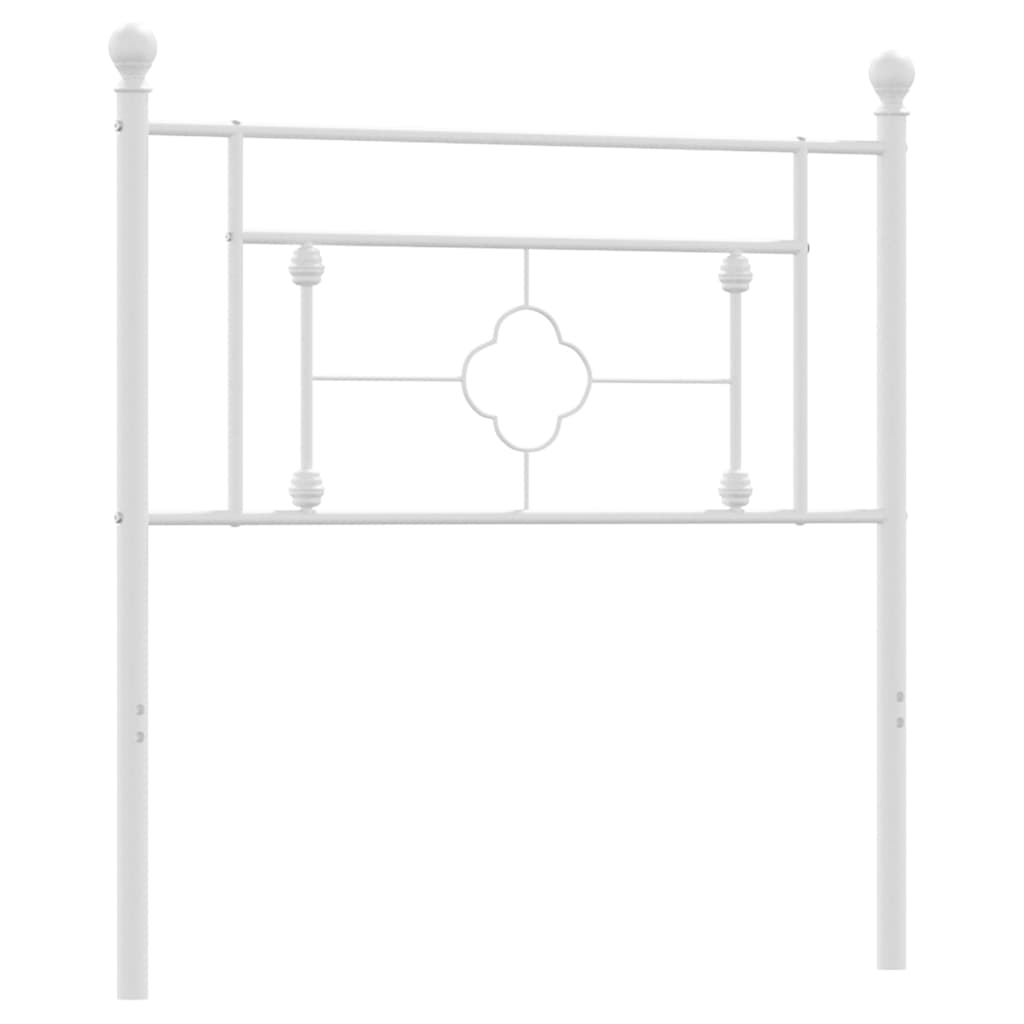 Ersatz-Kopfteil Metall Schwarz 100 cm