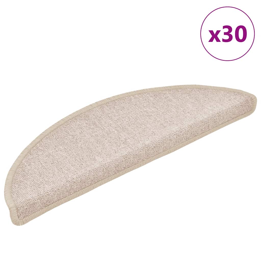 Stufenmatten 15 Stk. 56x17x3 cm Anthrazit Halbrund