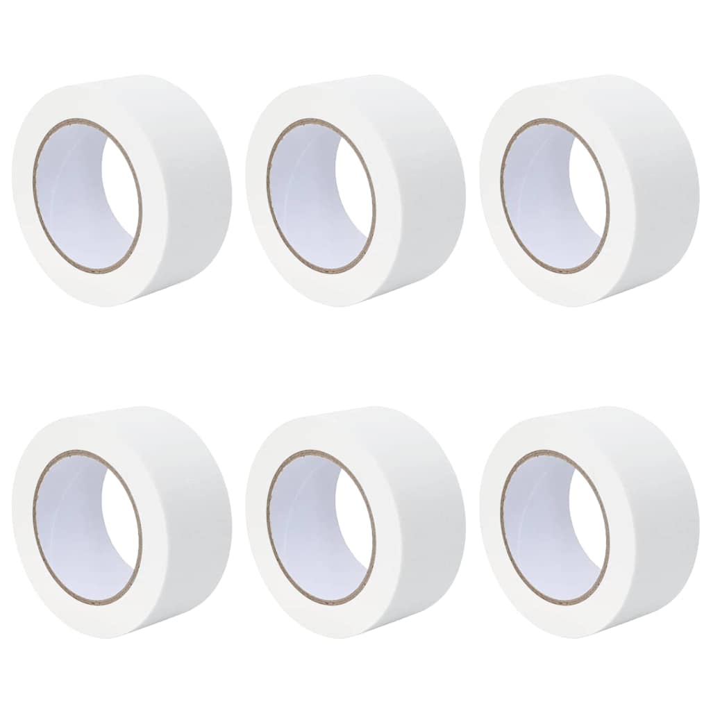 Malerklebebänder 6 pcs Weiß 19mm x 50m Papier