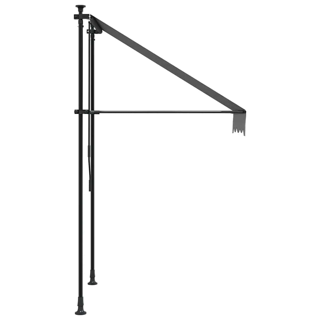Einziehbare Markise Handbetrieben 150 cm Anthrazit