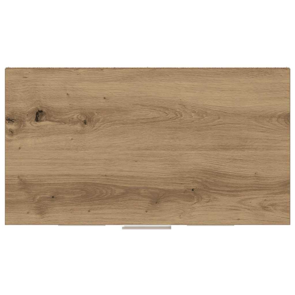 Badezimmerschrank Weiß 60x33x80 cm Holzwerkstoff