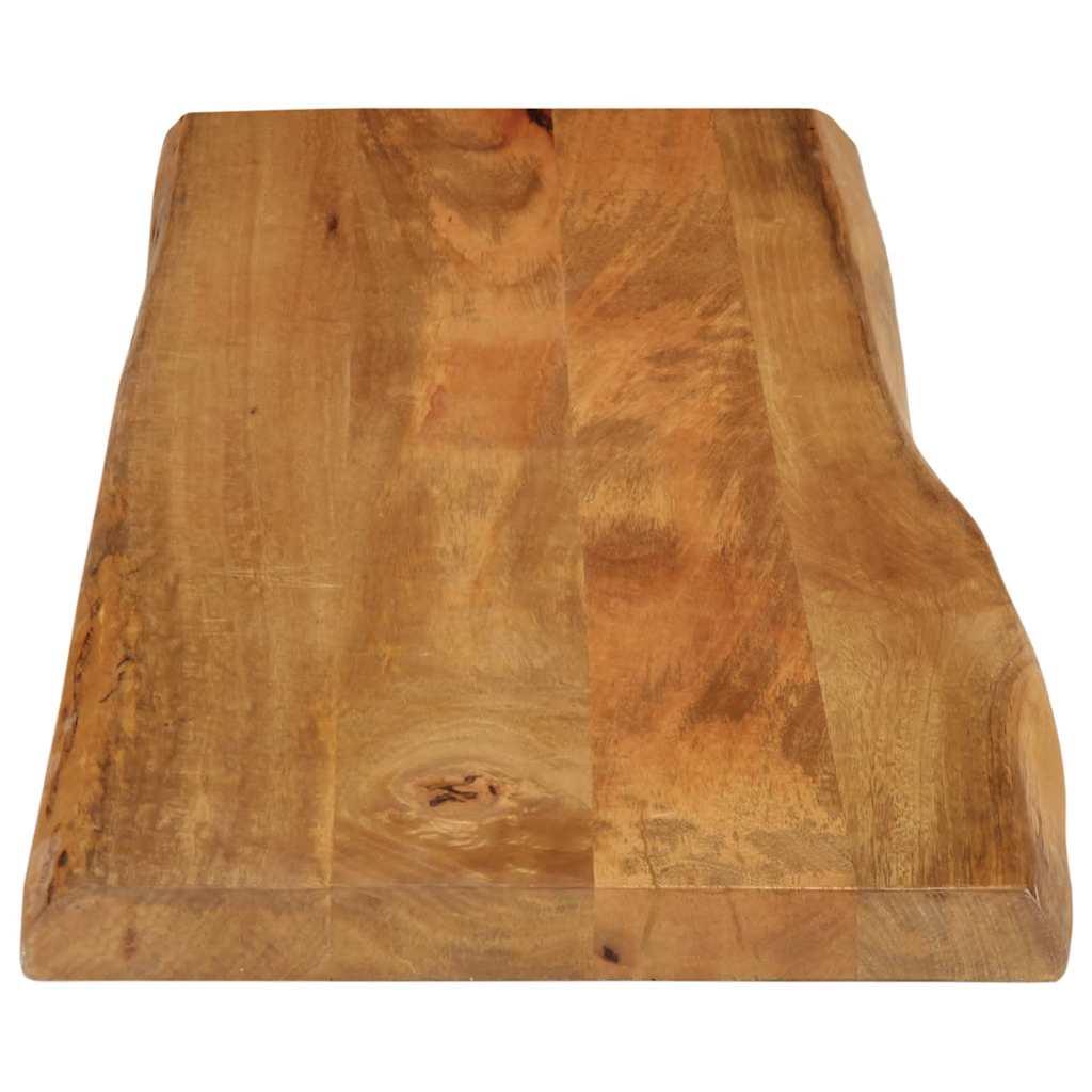 Tischplatte 40x40x2,5 cm Rechteckig Massivholz Akazie Baumkante