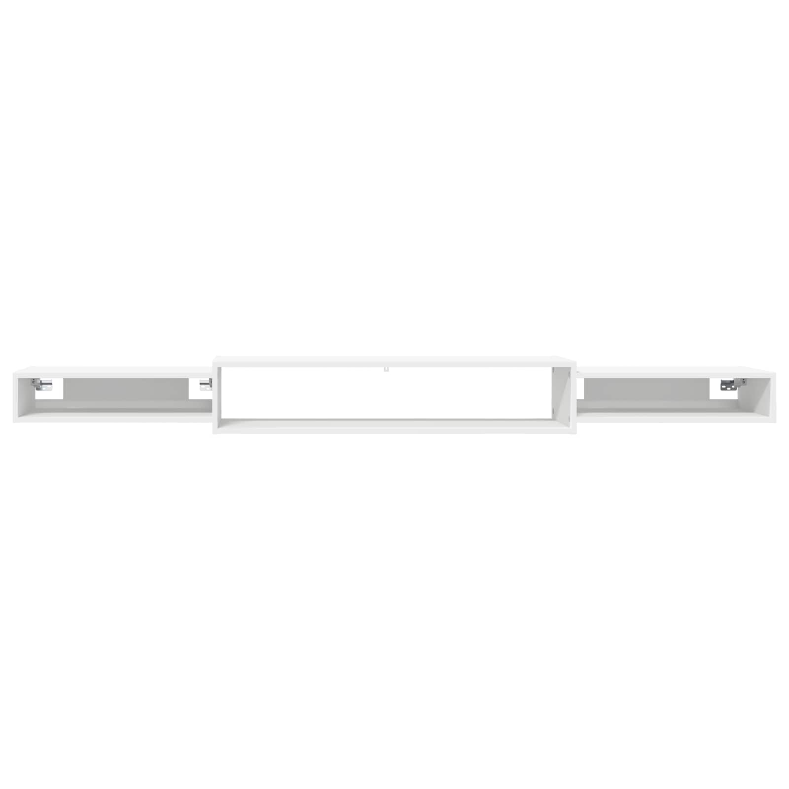 Wandmontierter TV-Schrank Wandhalterung Weiß 140 x 28 x 21 cm
