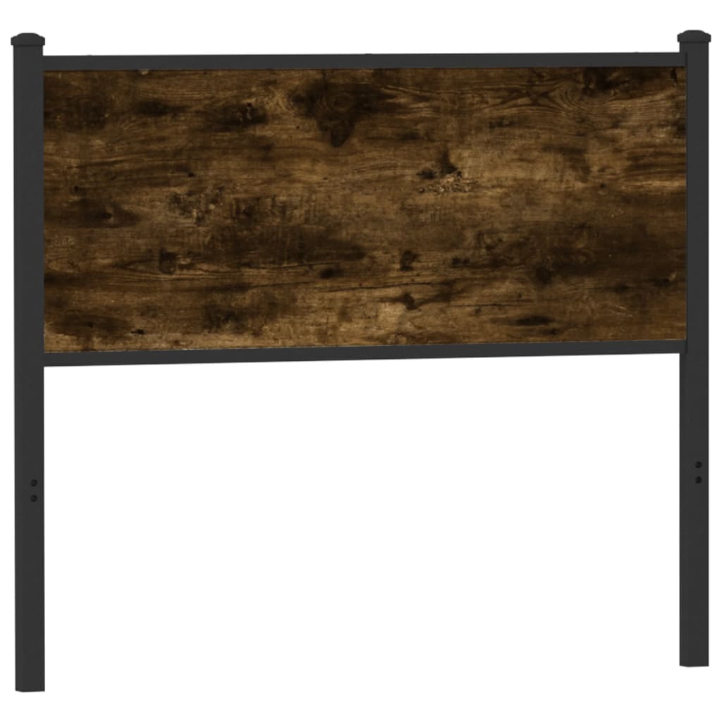 Ersatz-Kopfteil Räuchereiche 75 cm Holzwerkstoff und Stahl